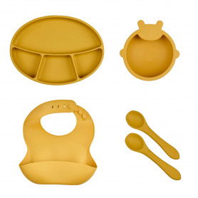 Kit repas bébé en silicone