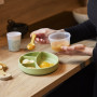 Assiette compartimentée en silicone pour bébé