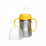 tasse avec bec en silicone anti-fuites