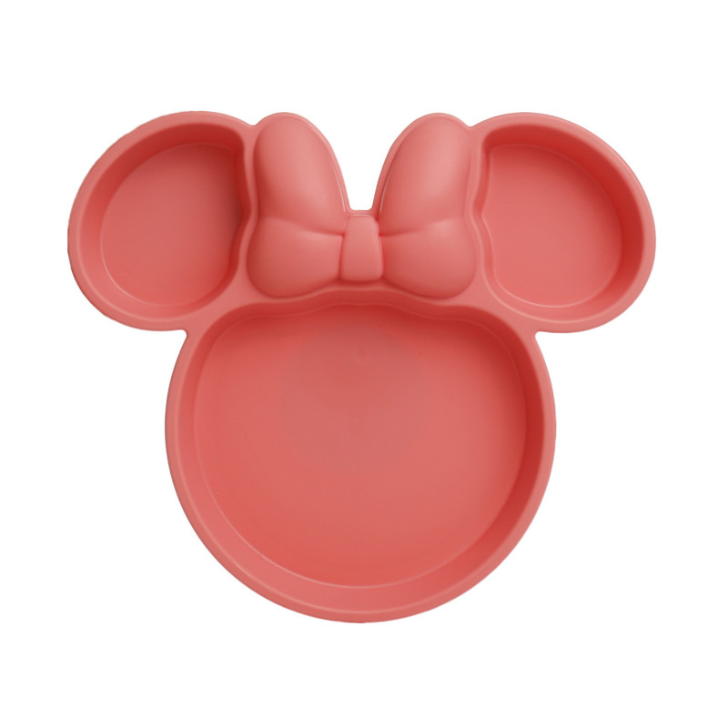 Stor Coffret Repas Minnie Mouse - Assiette, Bol, Verre Antidérapant Micro-ondes, Vaisselle Enfant Sans BPA
