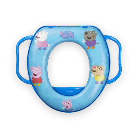 REDUCTEUR WC CONFORT AVEC POIGNEES PEPPA PIG  COLLECTOR