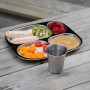 plateau repas en inox