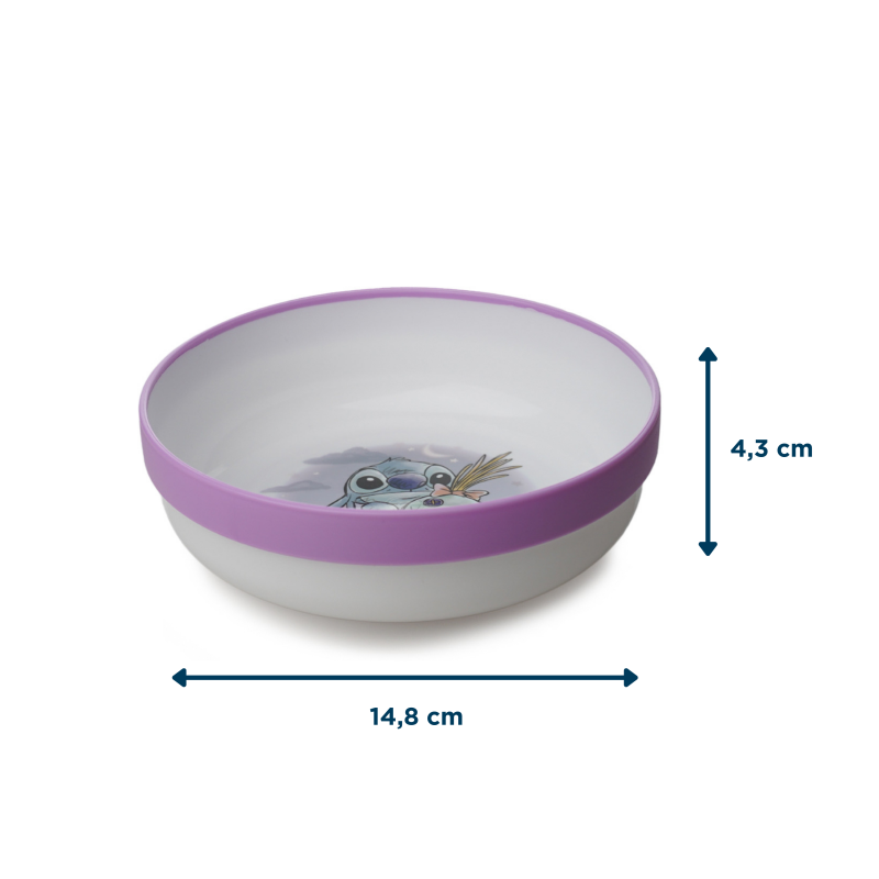 Bol Enfant Bol Minnie Mouse Enfant Antidérapant - Sans BPA - Réutilisable - Pour Céréales Et Purées - 15cm 15cm Micro-ondable
