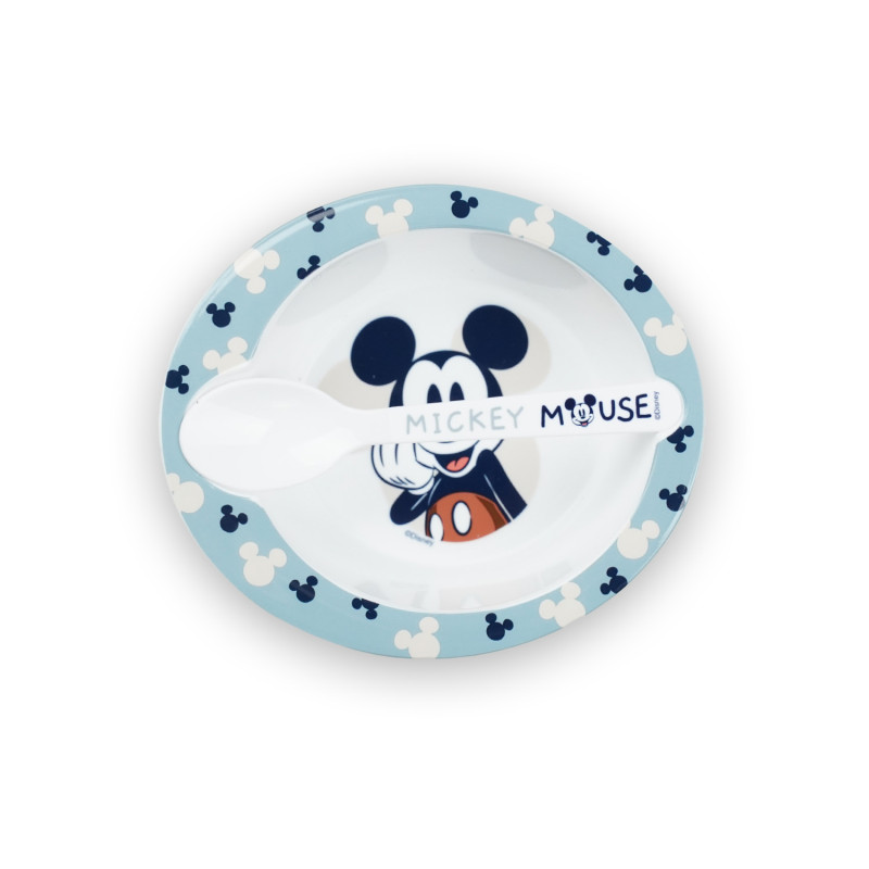 STOR Set 2 Ciucci Anatomici In Silicone Mickey - Per Neonati 6+ Mesi, Confezione Regalo - 3