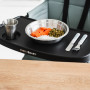 Assiette inox ultra résistante