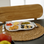Assiette compartimentée
