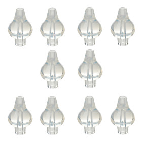 Lot de 10 embouts en silicone pour seringues nasales