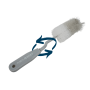 Goupillon rotatif pour biberon + goupillon tétines