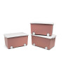 Lot de 3 coffres de rangement