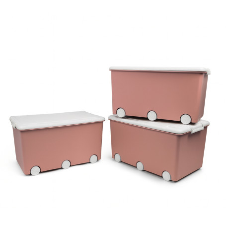 Lot de 3 coffres de rangement