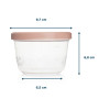 5 Boîtes de conservation 250ml