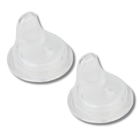 lot de 2 tétines en silicone pour tasse inox
