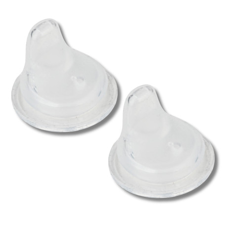 lot de 2 tétines en silicone pour tasse inox