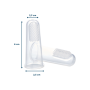 2 Doigtiers brosse à dents en silicone