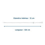 Tuyau de vidange baignoire 120cm