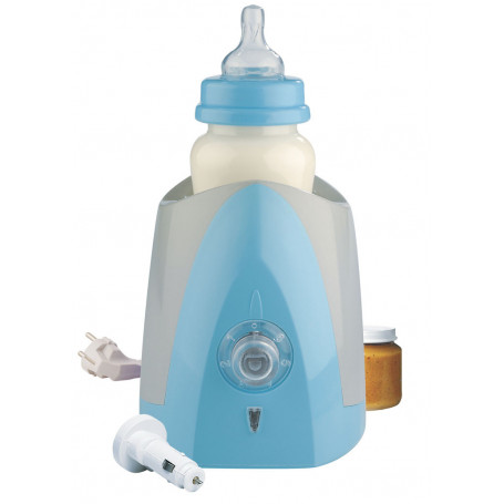 THERMOBABY Chauffe Biberon 2004 Bi Voltage Blanc/Turquoise 