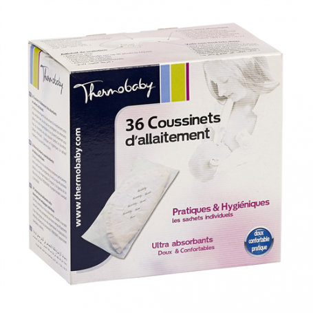 Thermobaby Coussinets d'allaitement Jetables (lot de 60) - Naturioù