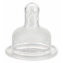 2 tétines en silicone Gros biberons Type médium Débit moyen
