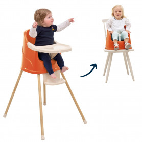 AUCHAN BABY Réhausseur de chaise avec fauteuil bébé pas cher 