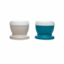 2 petits pots pour nourriture + 1 cuillère douce