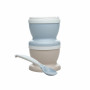 2 petits pots pour nourriture + 1 cuillère douce