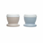2 petits pots pour nourriture + 1 cuillère douce