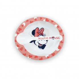 SET REPAS MICRO-ONDE BOL + CUILLERE MINNIE COLLECTOR