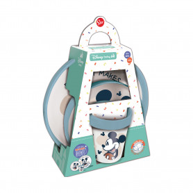 Coffret repas 3 pièces gobelet/bol/assiette MICKEY